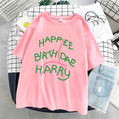 Camiseta Unissex Casual Estampa Happee Birthdae Harry Tema Harry Potter ...