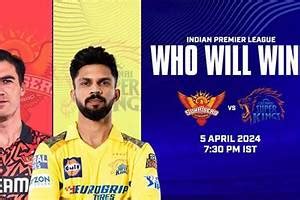 srh vs csk who will win Android IOS Latest Download