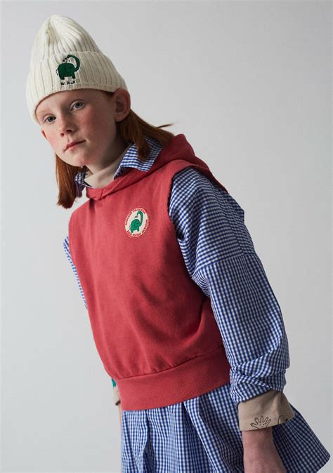 Elephant hoodie vest - weekend house kids.