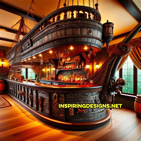 These Pirate Ship Home Bars Will Anchor Your Next Party with Style ...
