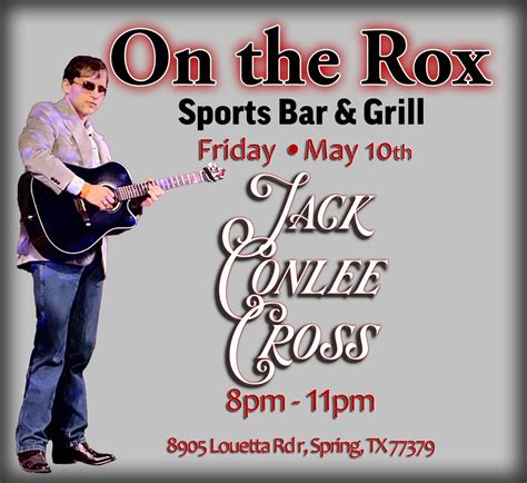 Jack Conlee Cross Live at On The Rox - Louetta, On the Rox Sports Bar ...
