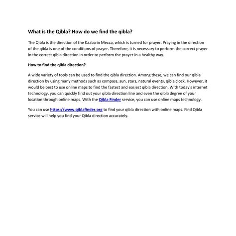 How-to-find-the-qibla-direction.pdf | DocDroid