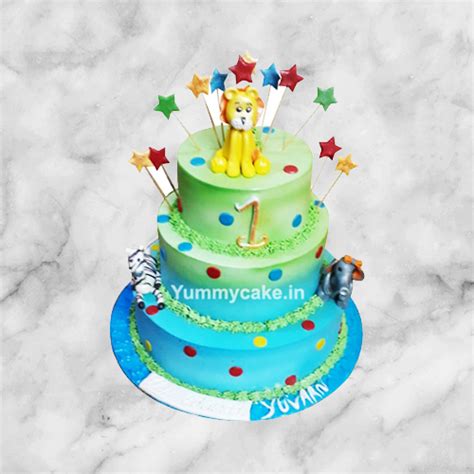 5 Kg Jungle Theme Cake Online at Best Price | YummyCake