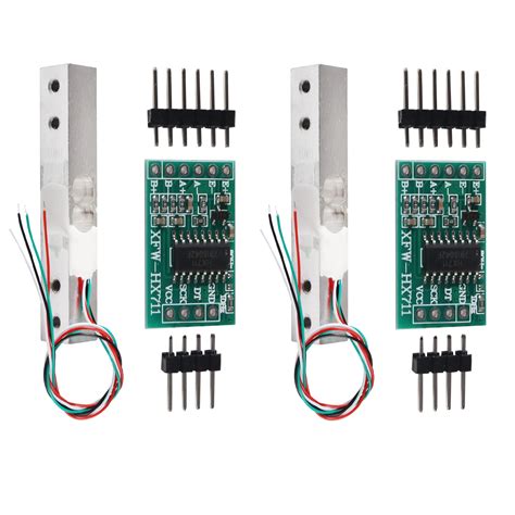 Buy 2Set HX711 Weight Sensor Kit Amplifier AD Converter Breakout ...