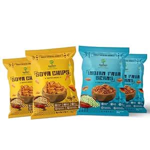 Supreem Super Foods Normalife Gluten Free Soya Chips (Chatpata Masala ...