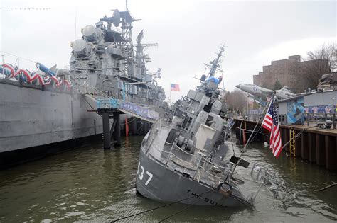 WW2-Era Museum Ship USS The Sullivans Sinks At Its Pier | War History ...
