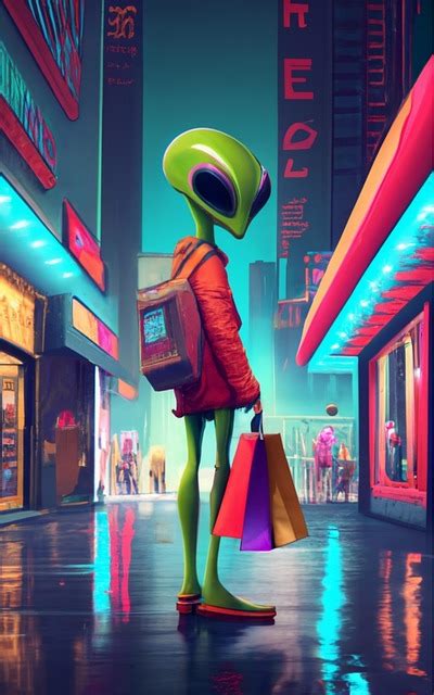 Image result for Alien Shopping