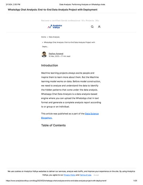 Data Analysis Performing Analysis on Whats App chats - Become a ...