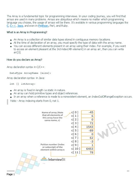 Image result for Array Problem Solving