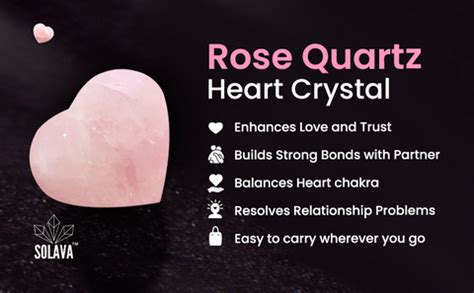 Natural Rose Quartz Heart Shaped Crystal Stone Original Certified ...