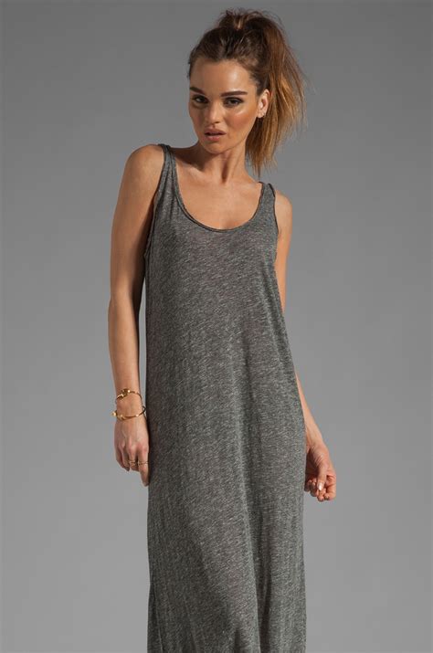 American Vintage Shawano Tank Dress in Charcoal Melange | REVOLVE