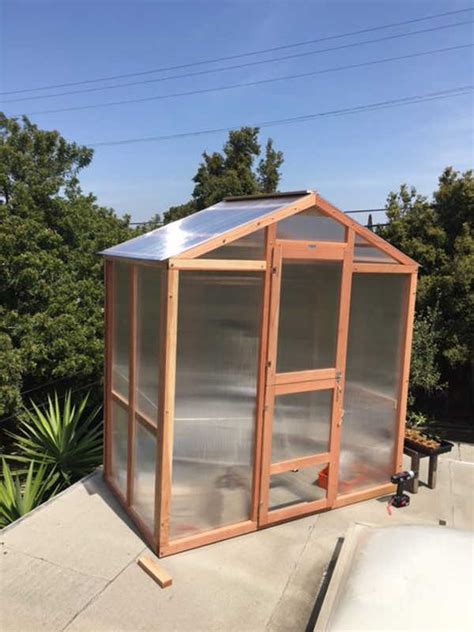 Santa Barbara Standard 7X20 Redwood Greenhouse | Free Shipping