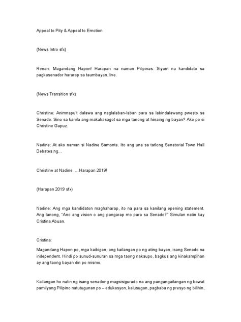 Image result for Personal Attack Fallacy Script Examples