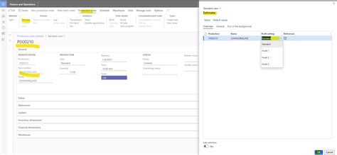 Image result for Production Control Module in D365