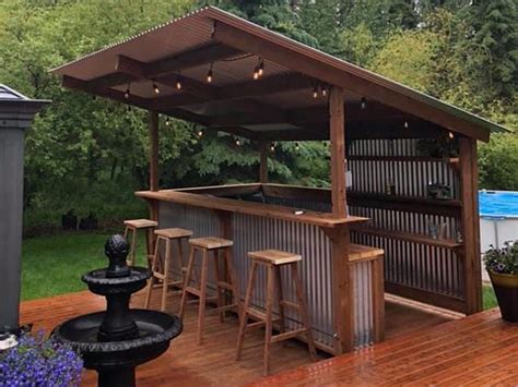 Outdoor Deck Bar Designs 8 Creative Backyard Bar Ideas To Transform