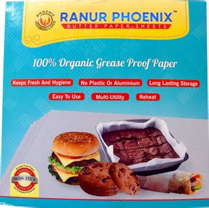 PHOENIX Butter Paper Sheets || Specialized Baking Sheets || Non-Sticky ...