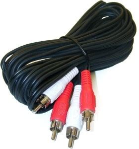 C&E TV-out Cable 50-Feet 2 RCA Male to Male Audio Cable Connectors, 2 ...