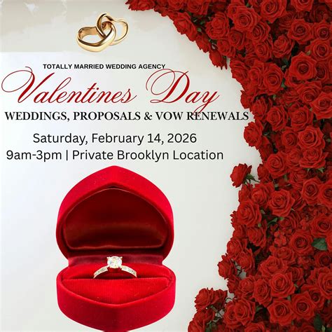 Valentine’s Day “I Do” Experience – Weddings, Proposals & Vow Renewals ...