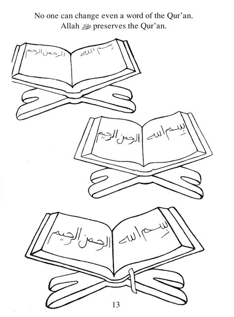 Free Drawing of Quran coloring page - Download, Print or Color Online for Free