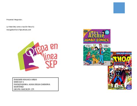 Image result for Proyecto Integrador Modulo 4 Historieta