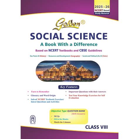 Golden Social Science (Samajik Vigyan): Based on NEW NCERT for Class- 8 ...