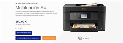 🖨️ Epson WorkForce Pro WF-3820DWF | Análisis y Opiniones - A4toner ️