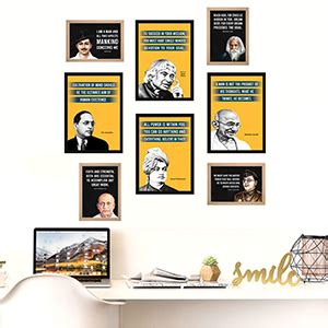 Chaka Chaundh Engineered Wood - Abdul Kalam Motivational Quotes Frames ...