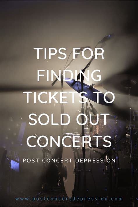 post concert depression