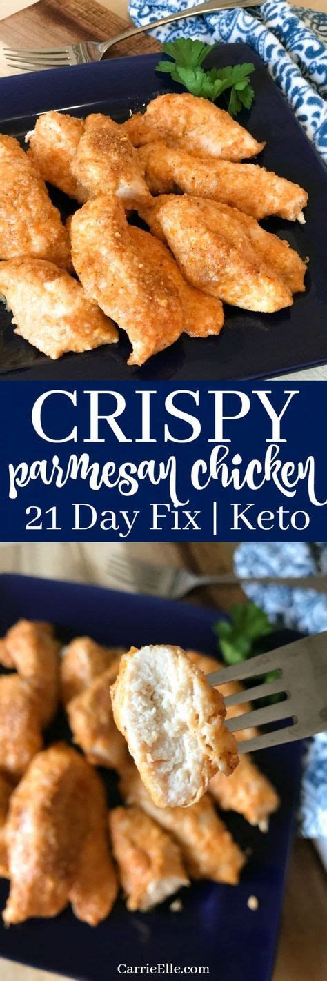 21 Day Fix Crispy Parmesan Chicken | Recipe | Keto recipes easy, Keto ...