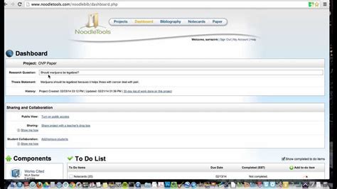 Image result for Noodletool Tutorial