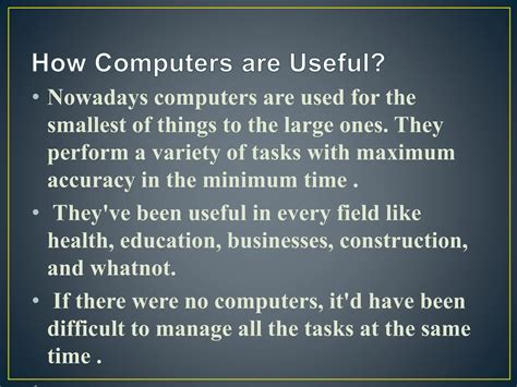 Image result for Uses of Computer Introduction
