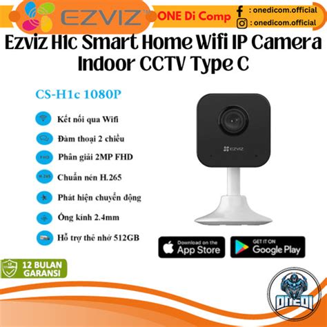Jual Ezviz H1c Smart Home Wifi IP Camera Indoor CCTV Type C - Kota ...