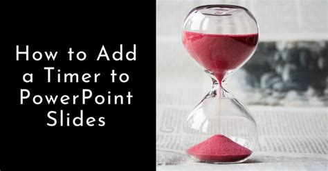 Image result for Add Timer to PPT Slides to Control Time