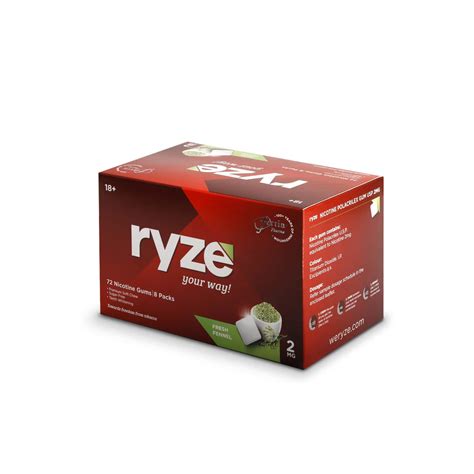 Buy RYZE NICOTINE GUM 2MG | SOFT CHEW | EASY ON THROAT I FRESH FENNEL ...