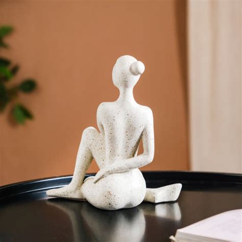 Spinal Twist Yoga Pose Showpiece Online - Premium Decor Object | Nestasia