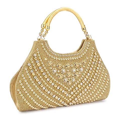 Wimax handicraft Women's/Girls Clutch Bag Purse Handbag Wedding Bridal ...