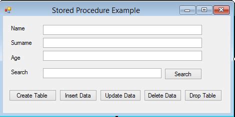 Procedures Stockees SQL Server VB.NET 的图像结果