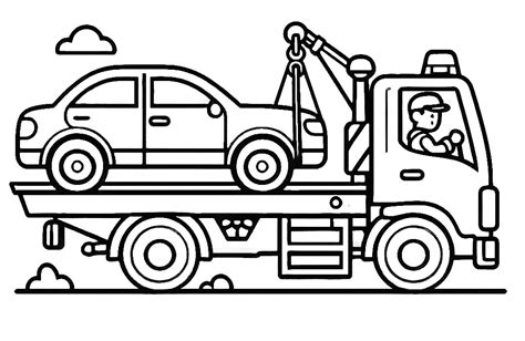 Mechanic Coloring Pages 的图像结果