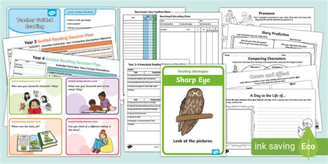 Year 3/4 Reading Intervention Tutoring Program Pack