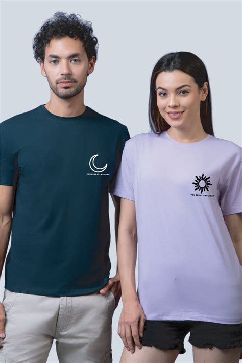 Sun Moon Couple Unisex Tees - Pack of 2 – Lazy Lush