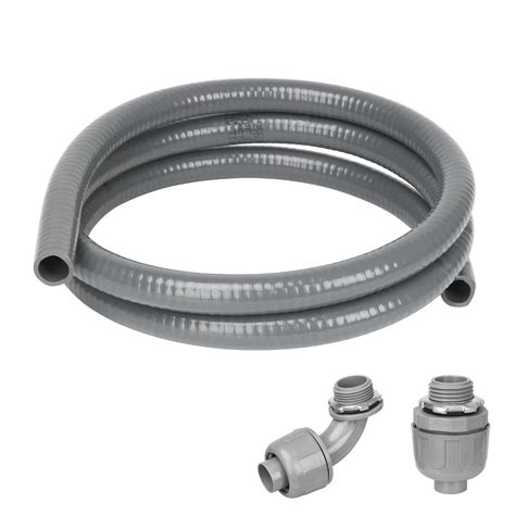 Buy HOXHA 1/2 Inch 6 Ft Electrical Conduit Kit Flexible PVC Non ...
