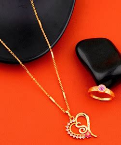 Jewel WORLD S name letter Diamond Pendant locket chain with pink ...