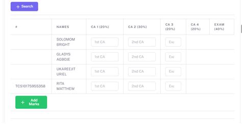 Image result for Dynamic Table in Web Development