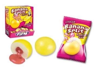 Сhewing gum "FINI Banana Split", 200 units. The Jolly Grocer