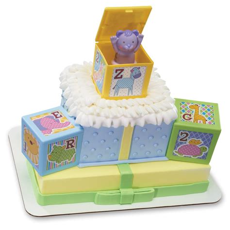 Decopac ABC Baby Blocks Signature DecoSet Cake Topper : Amazon.in: Toys ...