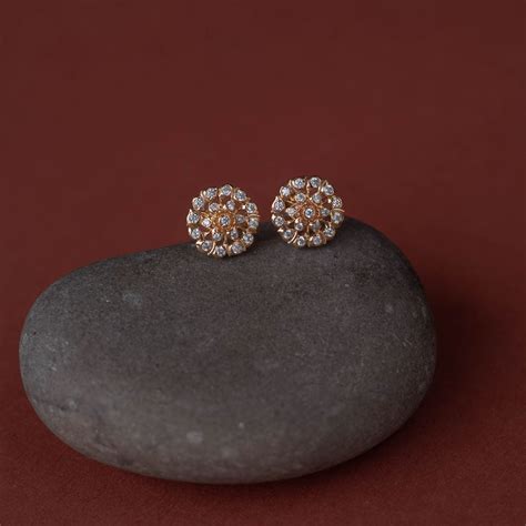 Elegant Shmitha Swarovski Silver Earrings 925 in Chennai