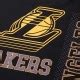 NBA - NBA Los Angeles Lakers Midnight Black Oversized T-Shirt 'Black' - NBA