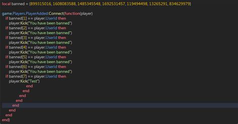 Ban Hack Script 的图像结果
