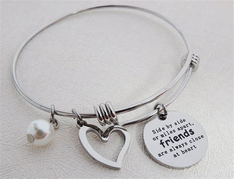 ALoveSoul Best Friends Bracelet - Side by Side Or Miles Apart Friend ...