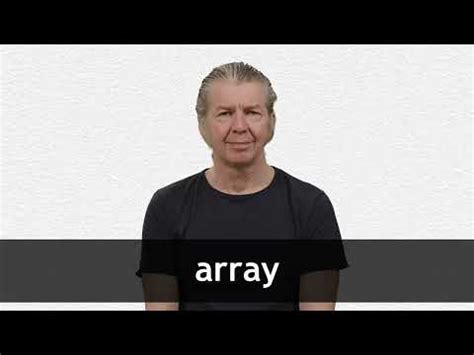 Image result for How to Pronounce Array